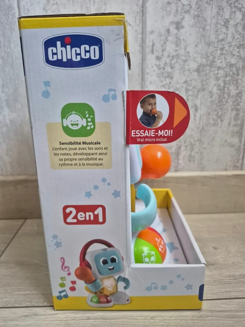 Chicco Robit Jeu Musical électronique avec Microphone, Jouet Musical pour Enfant – Chicco – taille 3 ans 3