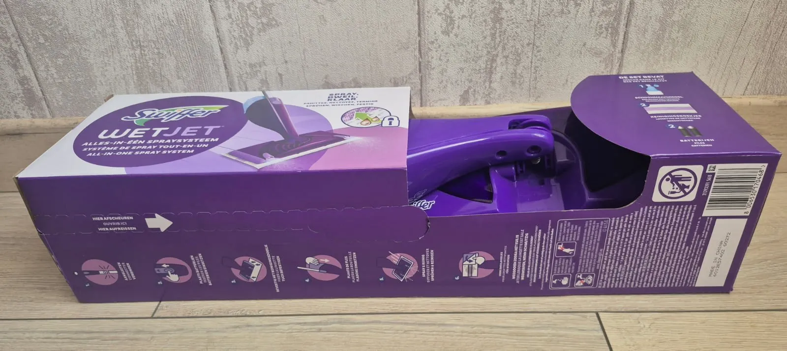 Kit de nettoyage Balai Pulverisateur Lingettes et Solution Nettoyante SWIFFER /  – Swiffer 3