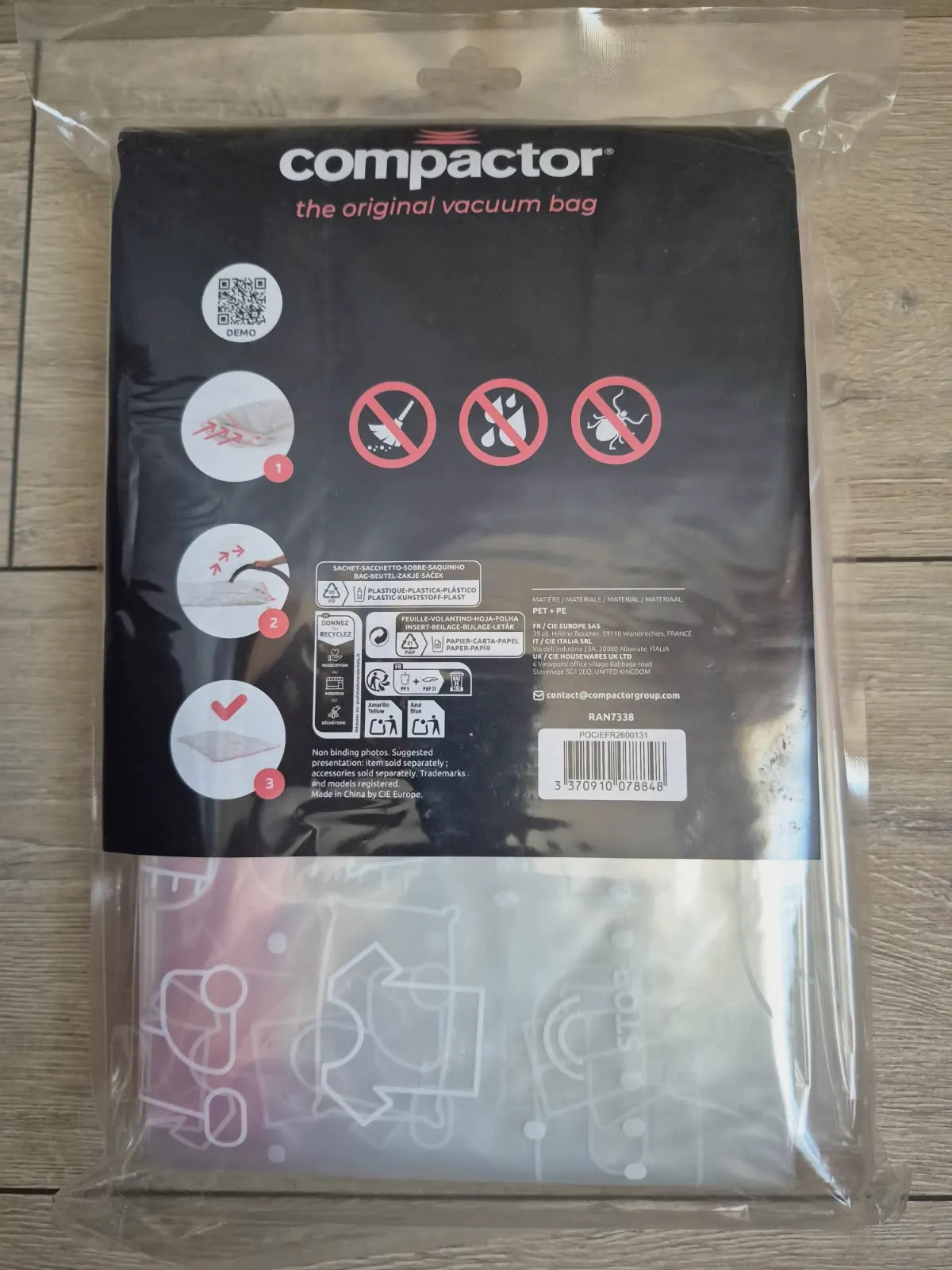 Sac de rangement Compactor/ lot de 5 sac / MD1187 – BLANC – taille Taille unique 2