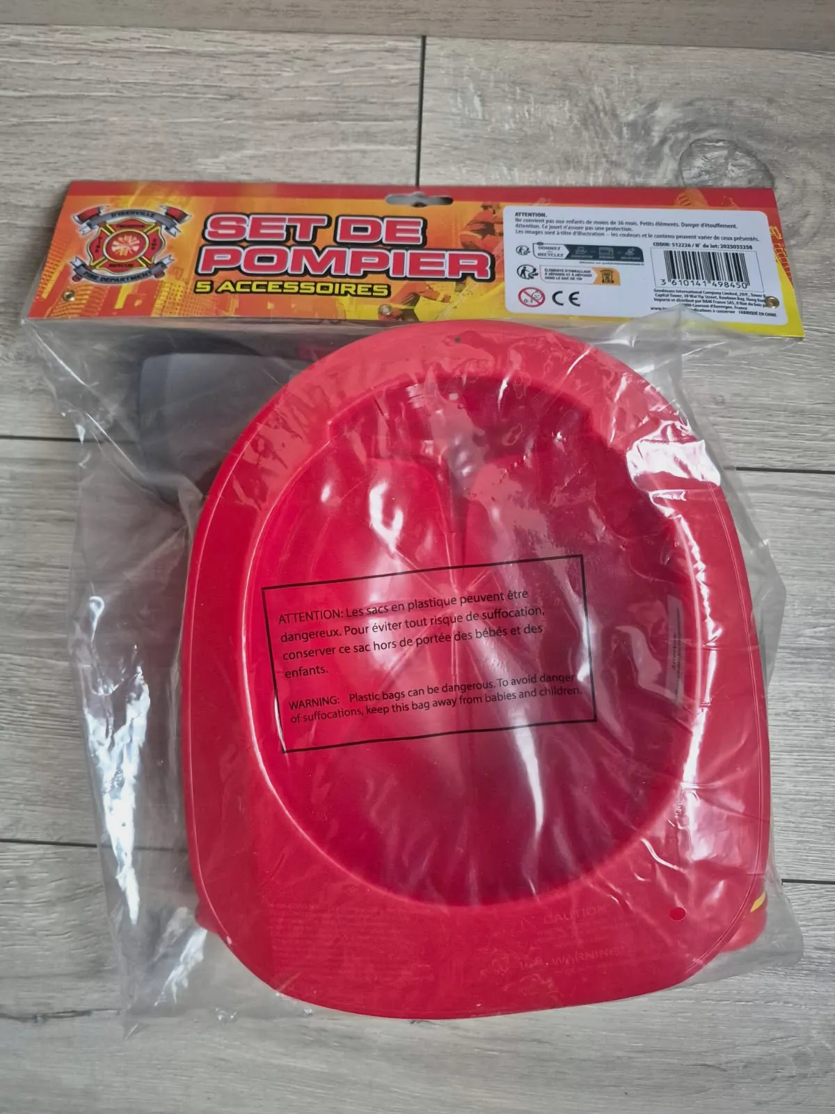 Set de pompier / MD1653 – sans marque – taille 3 ans 3