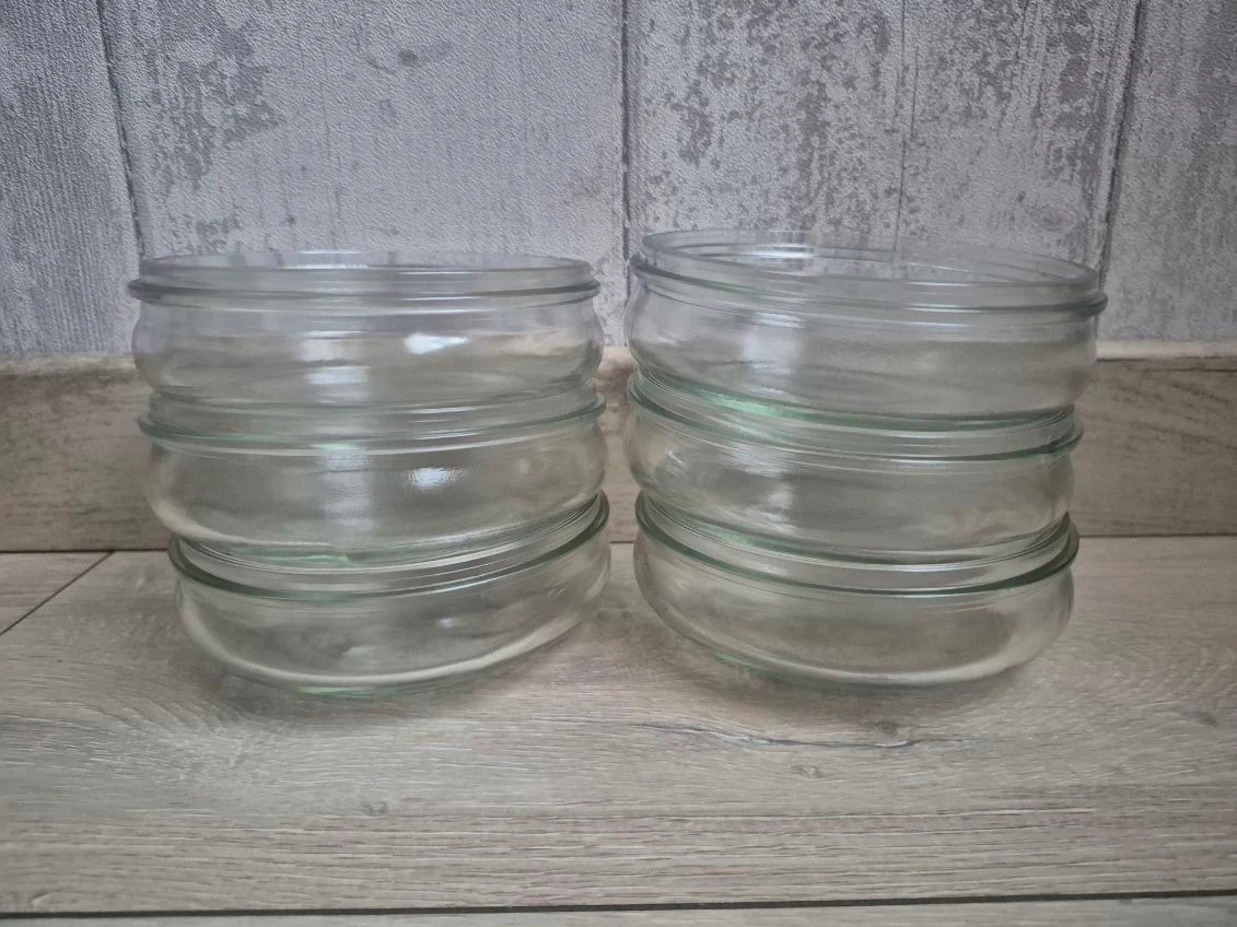 6 ramequins en verre de 5 cmp de haut, 11,5 cm de diamètre / MD211