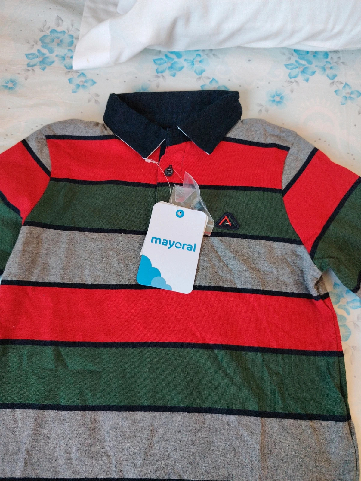 Polo Mayoral rayas niño Talla 5 años 110 cm Nuevo con etiquetas – Mayoral – taille 5 ans / 110 cm 2