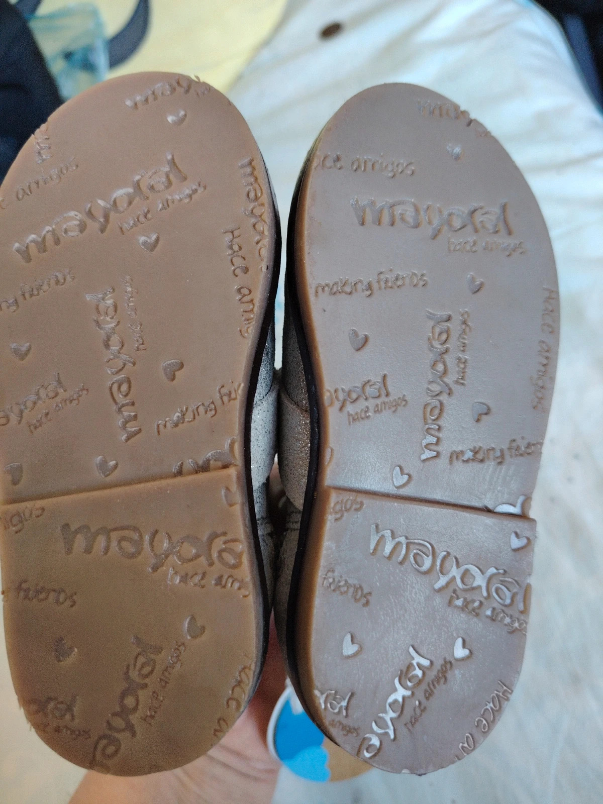 Botines de piel Mayoral niña con purpurina - Talla 21 Nuevos con etiquetas – Mayoral – taille 21 5