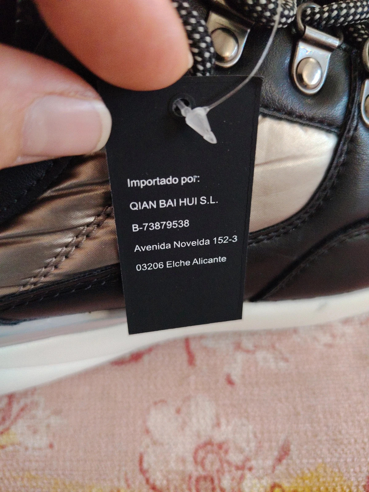 Zapatillas Virucci negras y metalizadas - Talla 39 – Virucci – taille 39 4