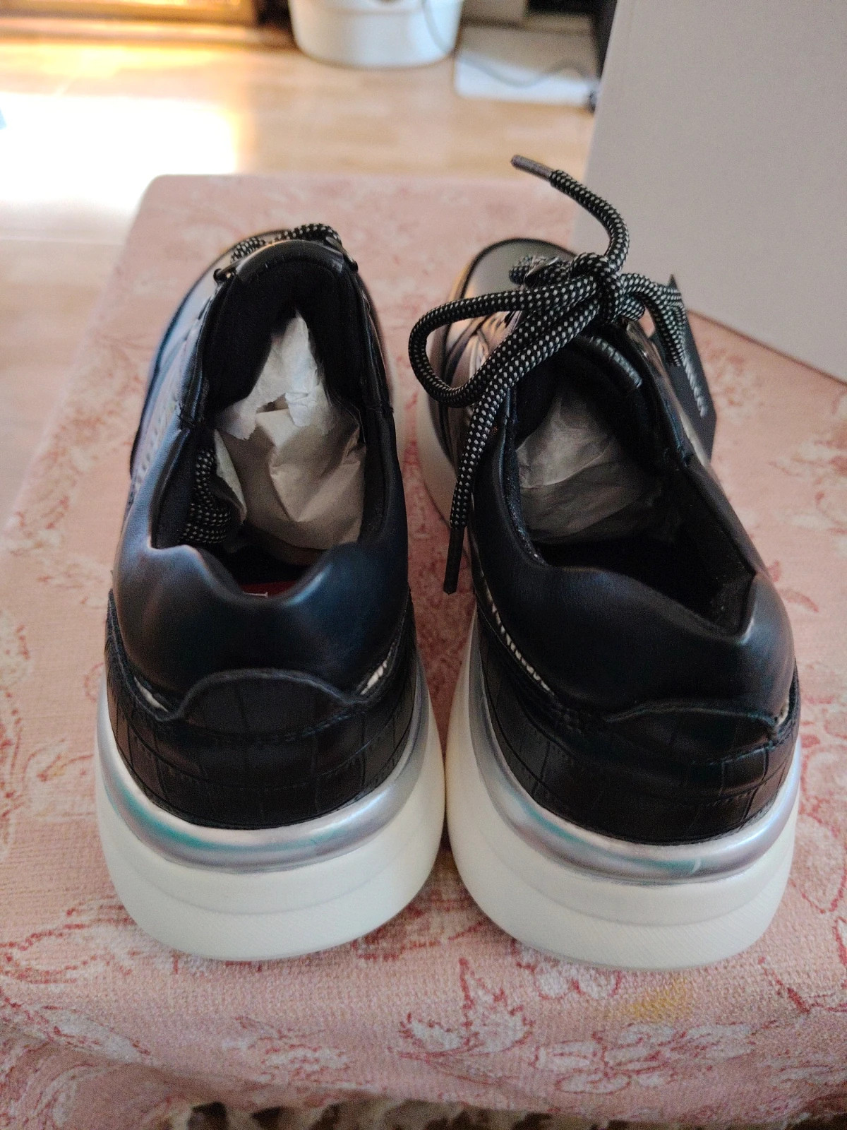 Zapatillas Virucci negras y metalizadas - Talla 39 – Virucci – taille 39 5