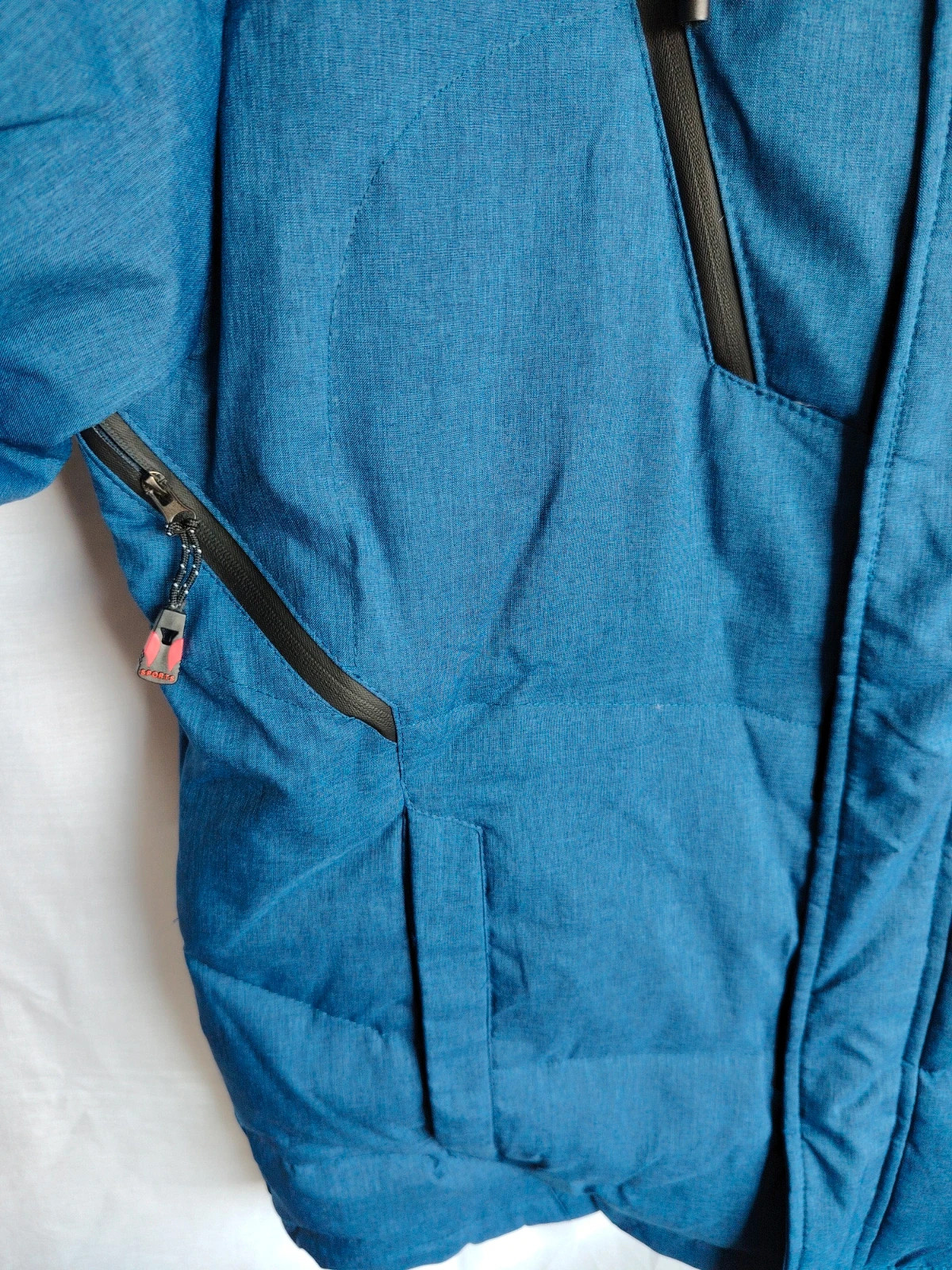 Chaqueta Técnica de Nieve / Esquí de Plumón Down Jacket Azul – down fkow – taille XL 3