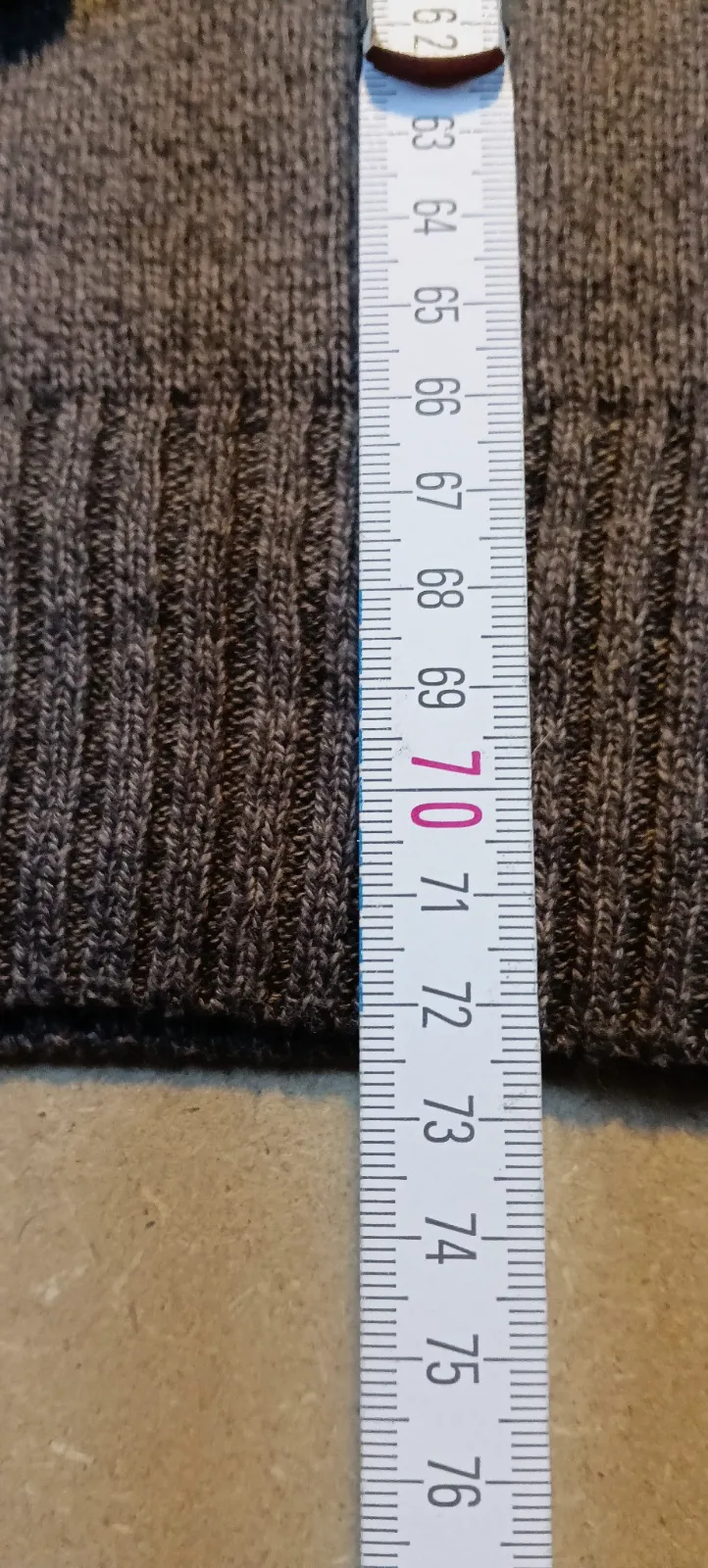 Pull col camionneur zippé en maille gris chiné – Dockers – taille XL 5