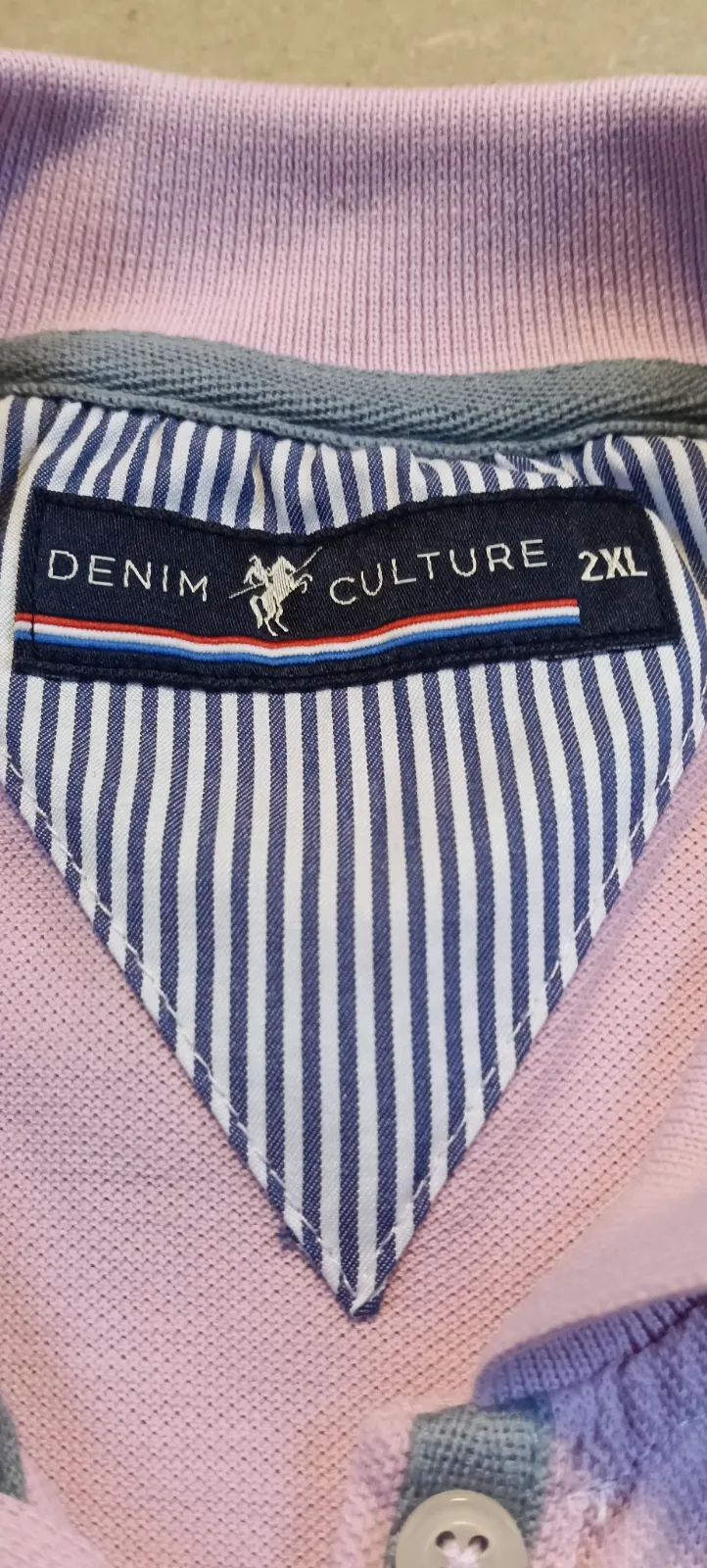 Polo Tommy Hilfiger rose lilas manches courtes – Tommy Hilfiger – taille L 4