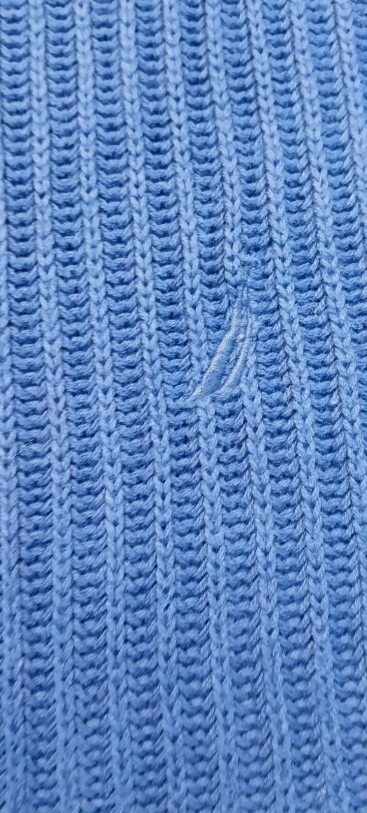 Pull col rond en maille Nautica bleu – Nautica – taille XXL 4
