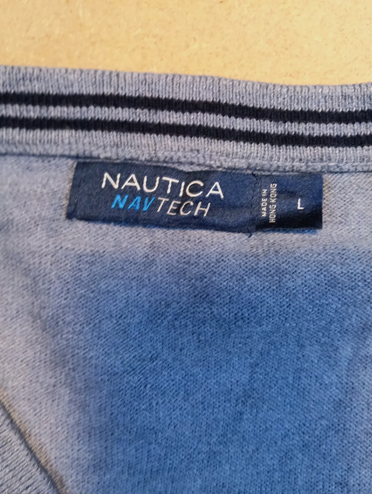 Pull col V Nautica bleu clair taille L – Nautica – taille L 5