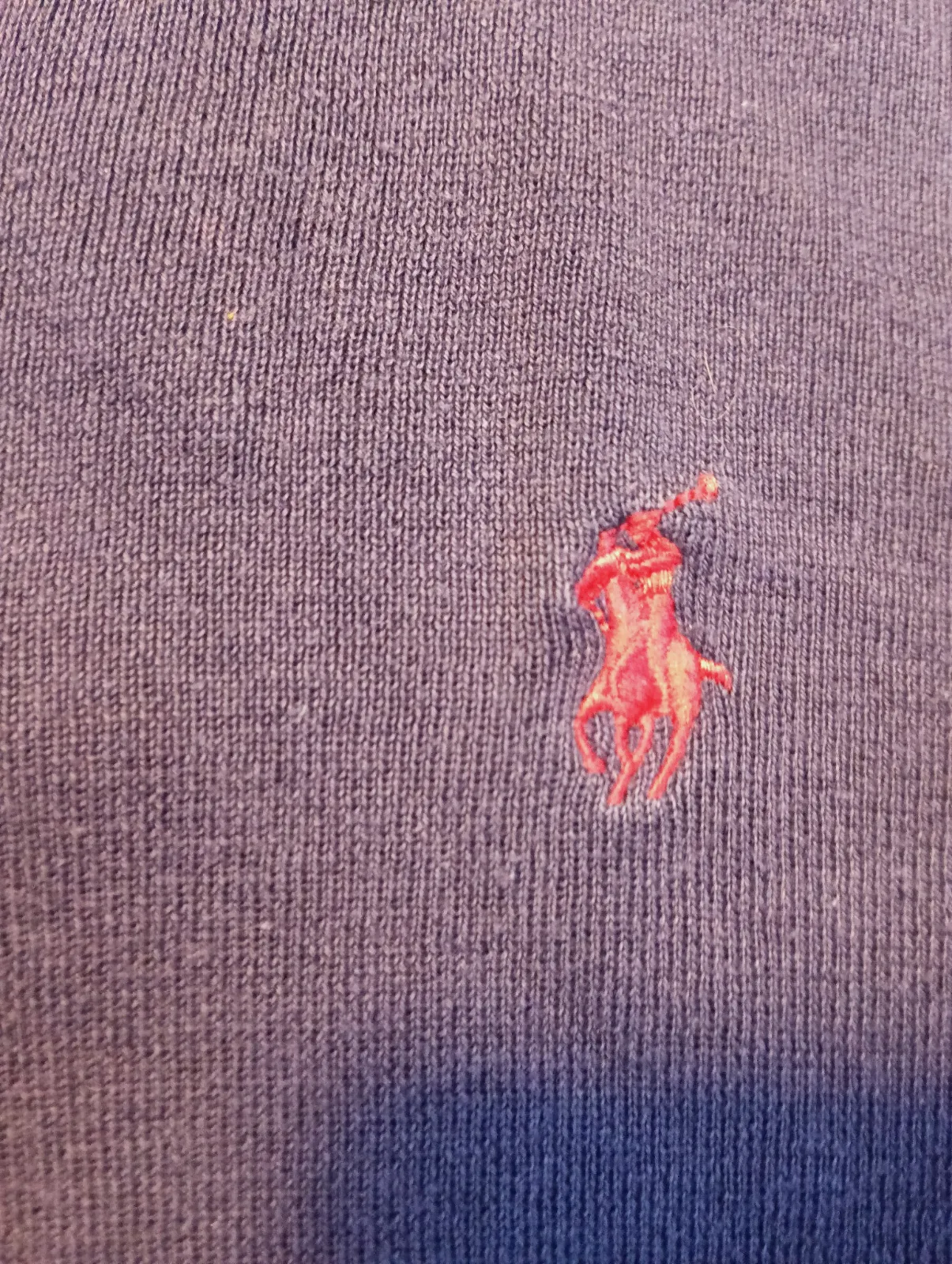 Pull col V Polo Ralph Lauren bleu marine – Ralf Lauren – taille L 5