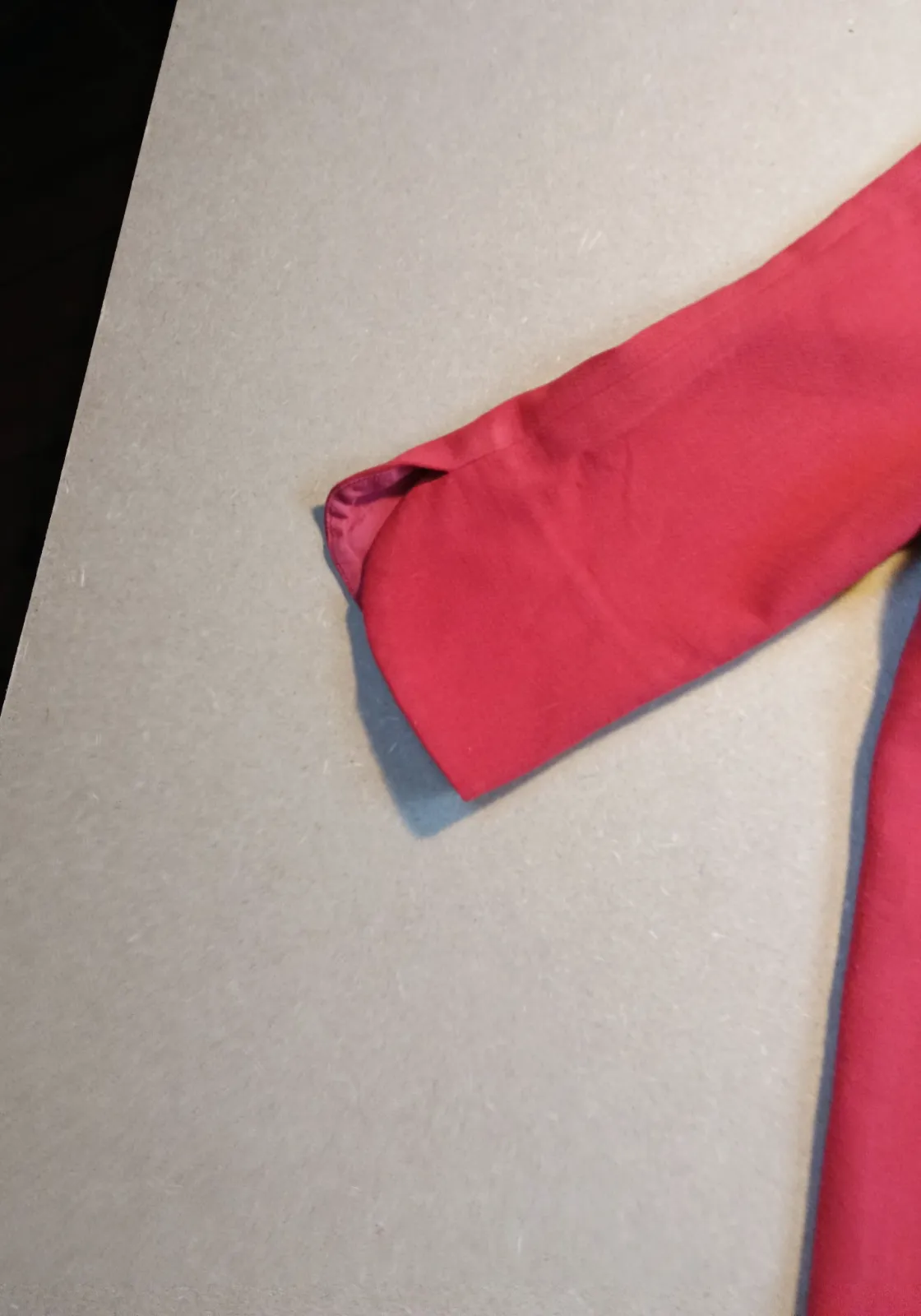 Robe courte rouge à manches trois quarts – Ba sh – taille S 4