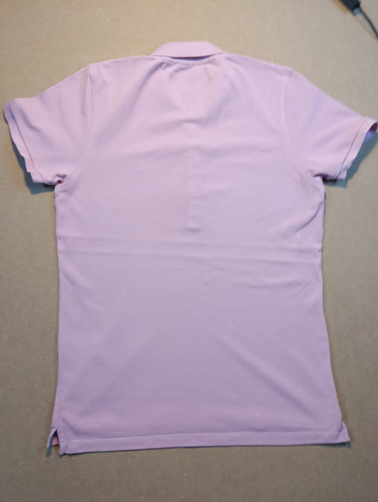 Polo Tommy Hilfiger rose lilas manches courtes – Tommy Hilfiger – taille L 2