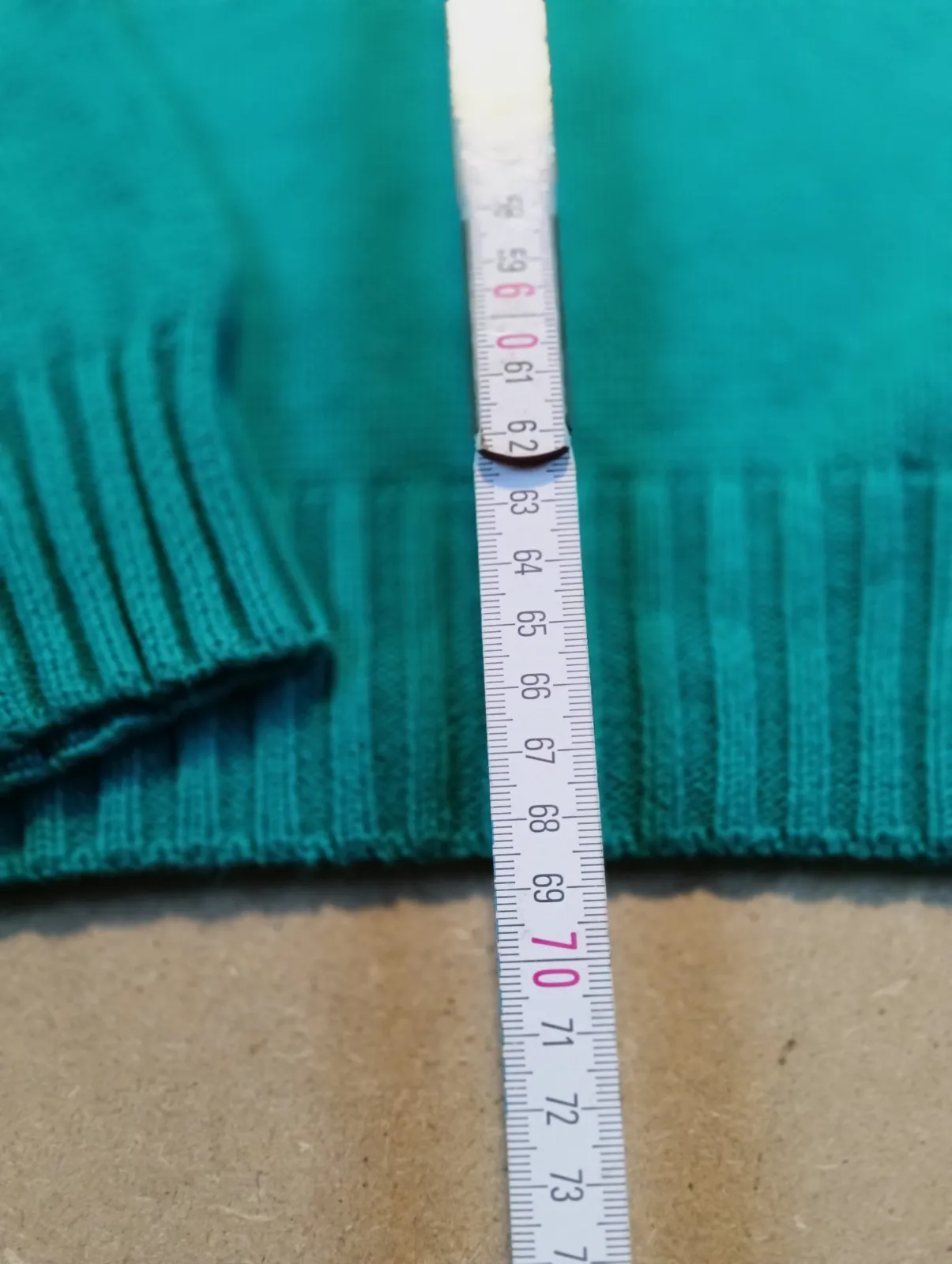 Pull Chaps col ras du cou turquoise – Chaps – taille XL 6