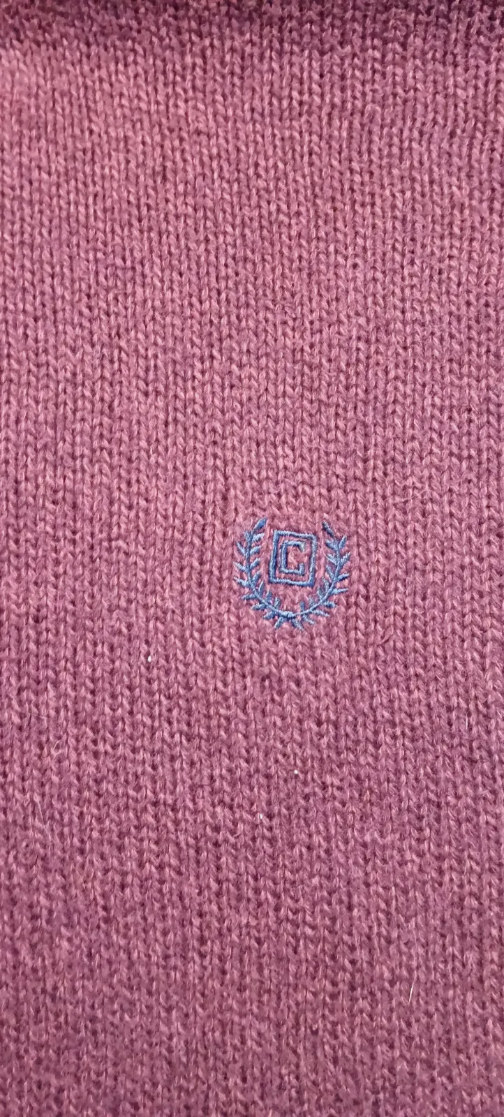 Pull col montant zippé bordeaux – Chaps – taille XXL 5