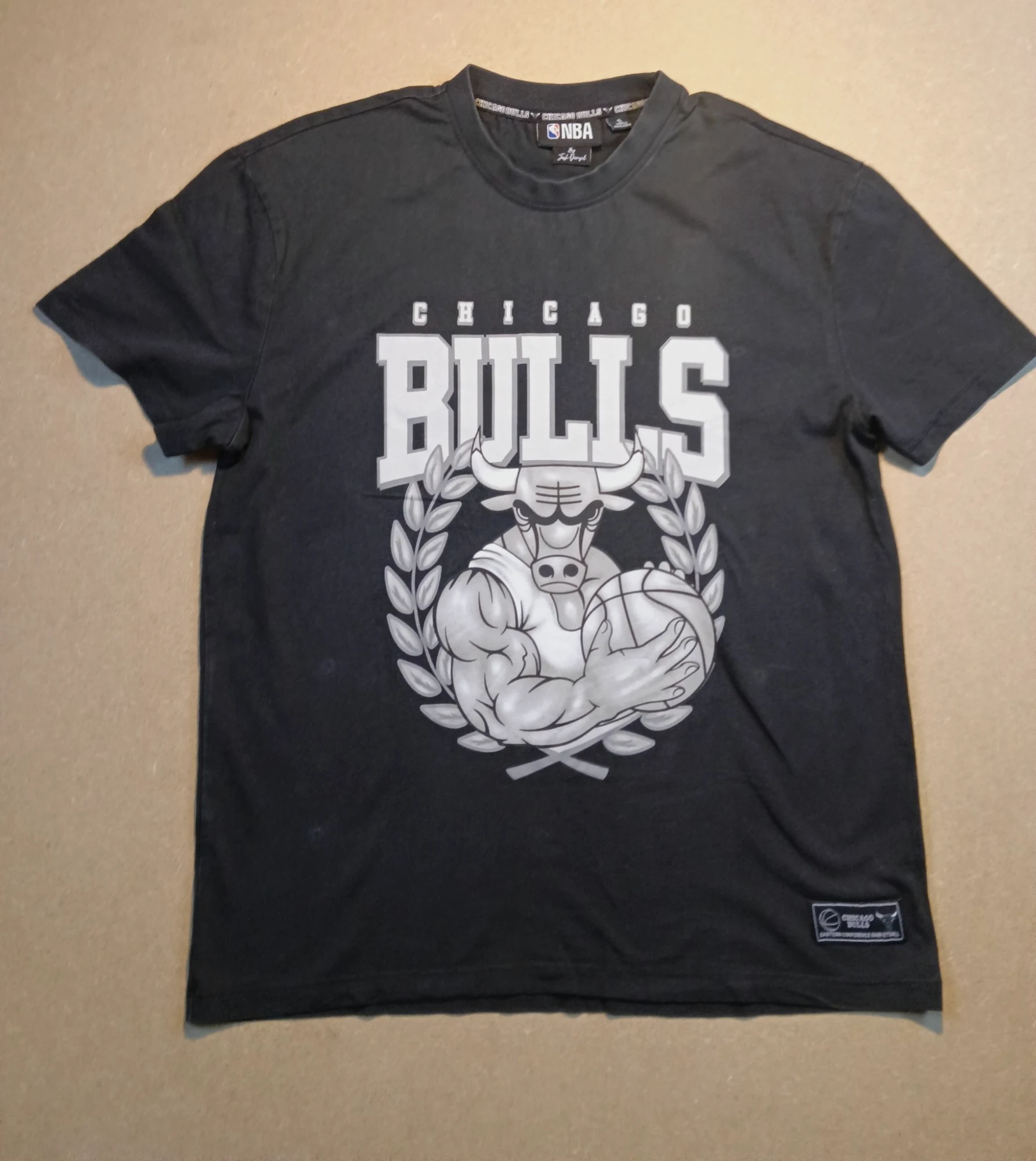 T-shirt NBA Chicago Bulls Noir