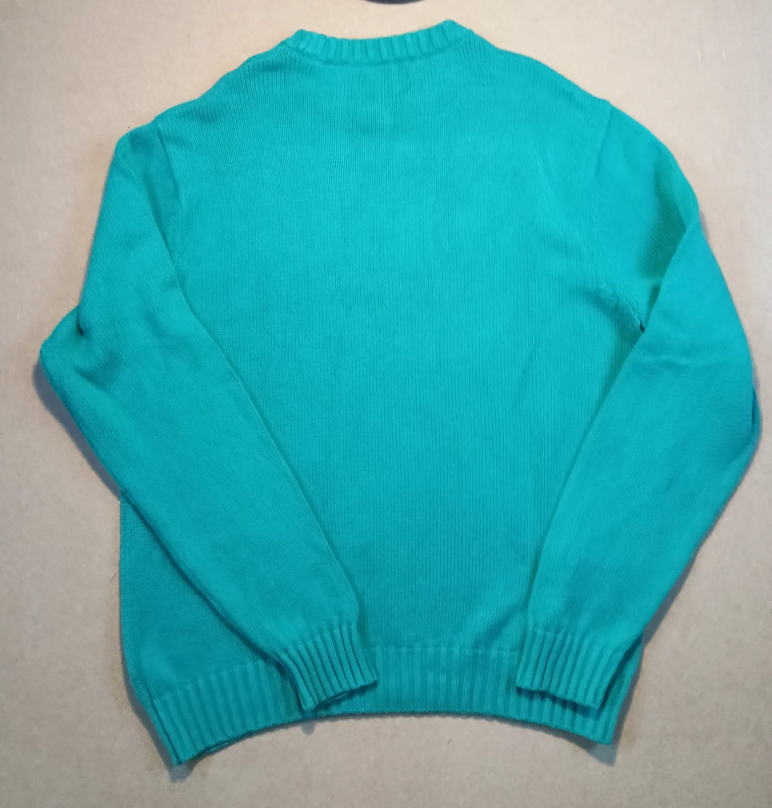 Pull Chaps col ras du cou turquoise – Chaps – taille XL 2