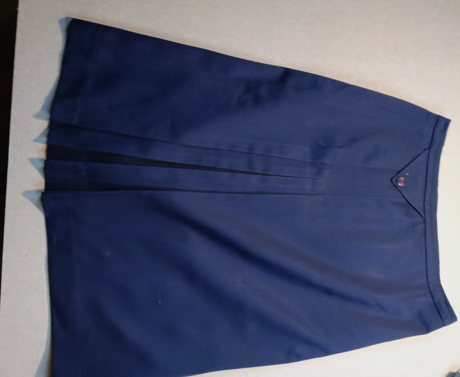 Jupe droite bleu marine – Weill – taille L 2