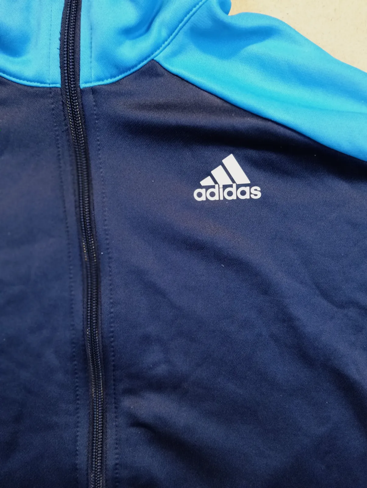Veste de survêtement Adidas bleu marine – Adidas – taille S 3