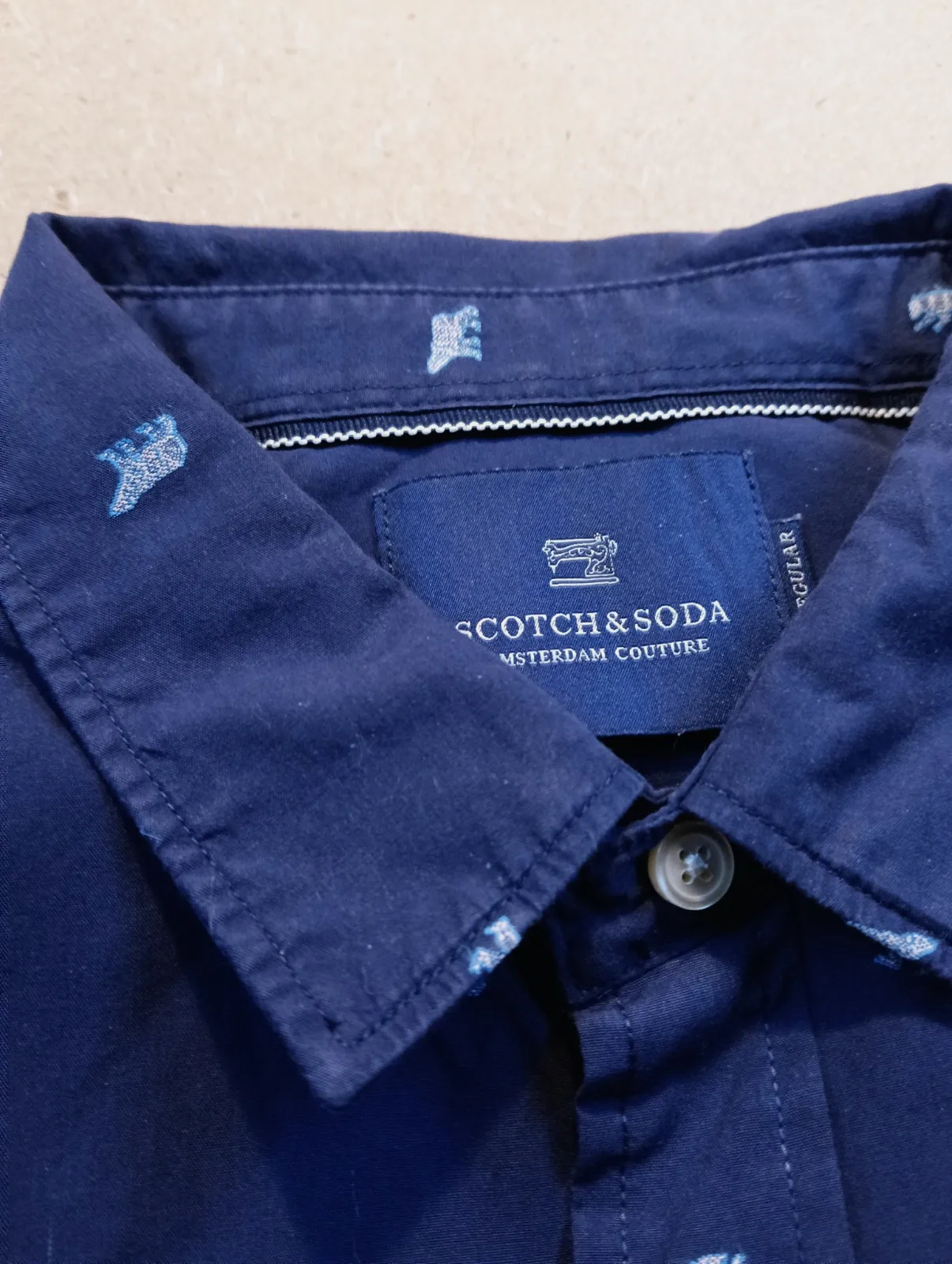 Chemise Scotch and soda à manches longues imprimé ours – Scotch and soda – taille S 3