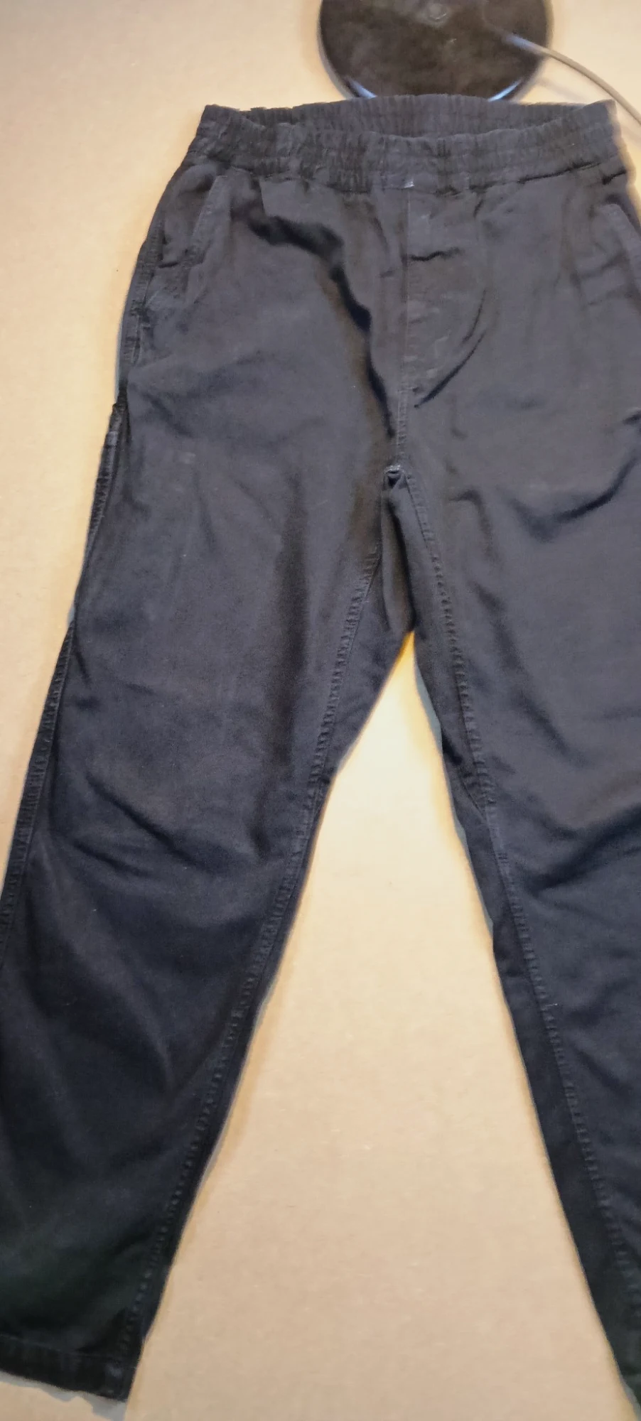 Pantalon noir Carhartt avec taille élastique