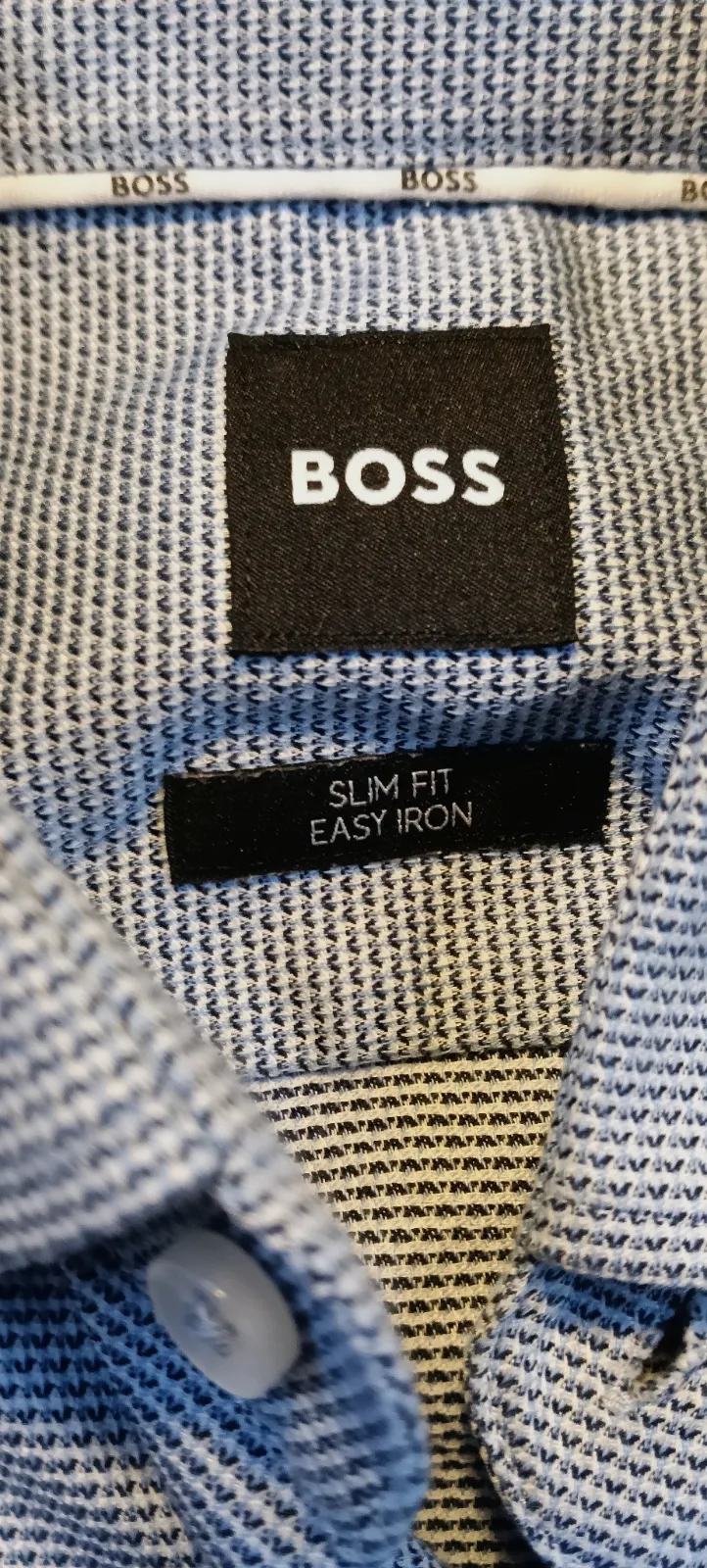 Chemise homme Hugo Boss taille S coton bleu – Hugo Boss – taille S 3