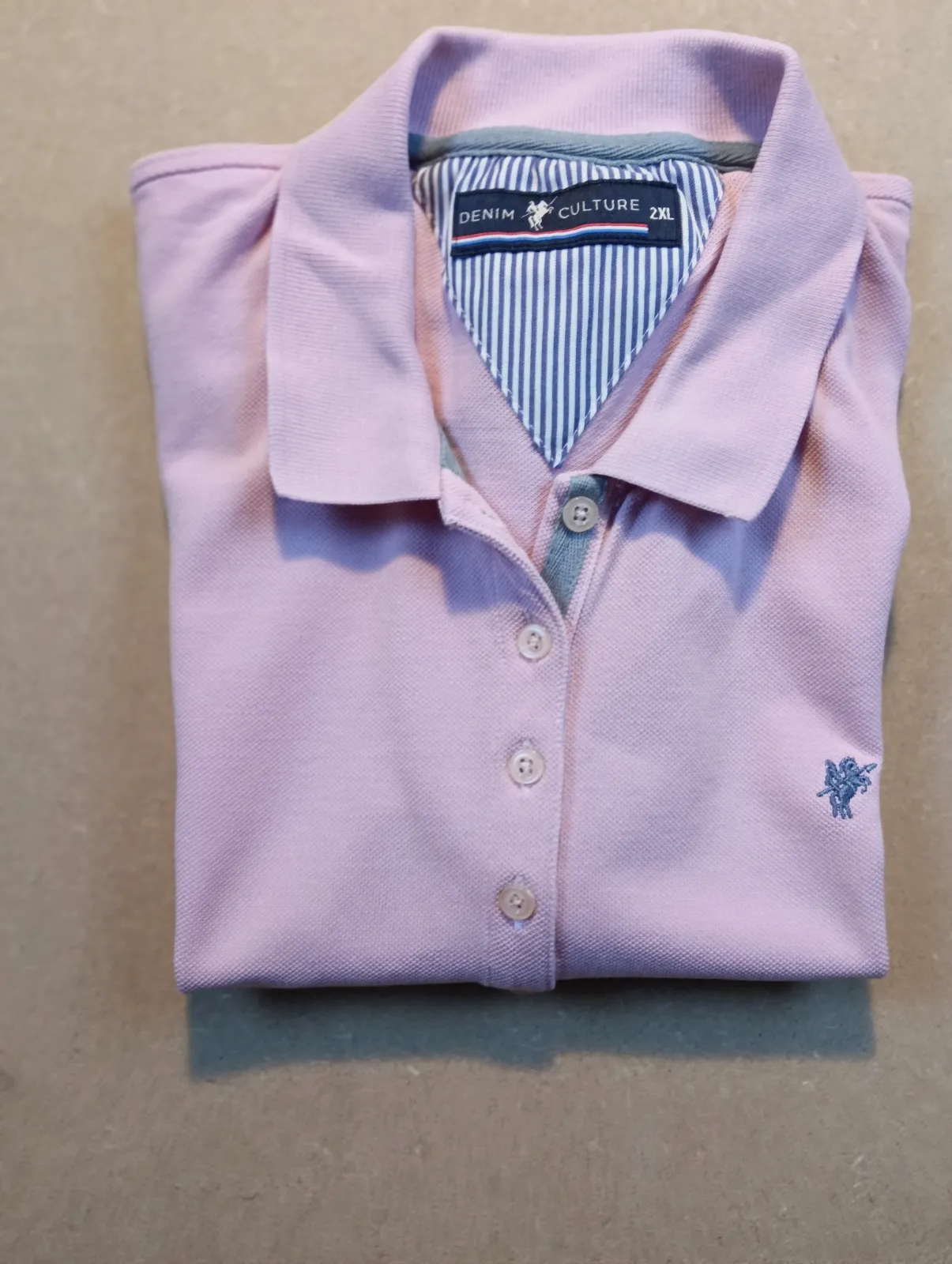 Polo Tommy Hilfiger rose lilas manches courtes – Tommy Hilfiger – taille L 3