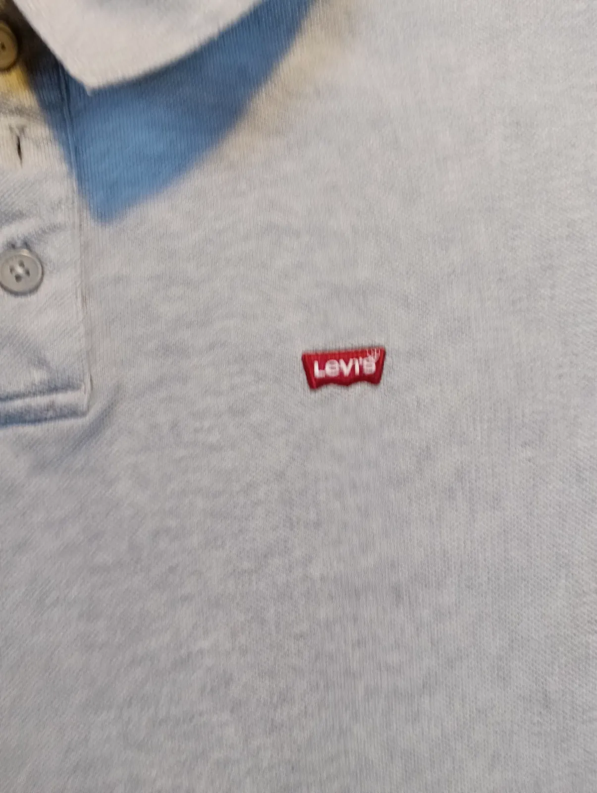 Polo Levi's gris clair à manches courtes – Levi's – taille S 5