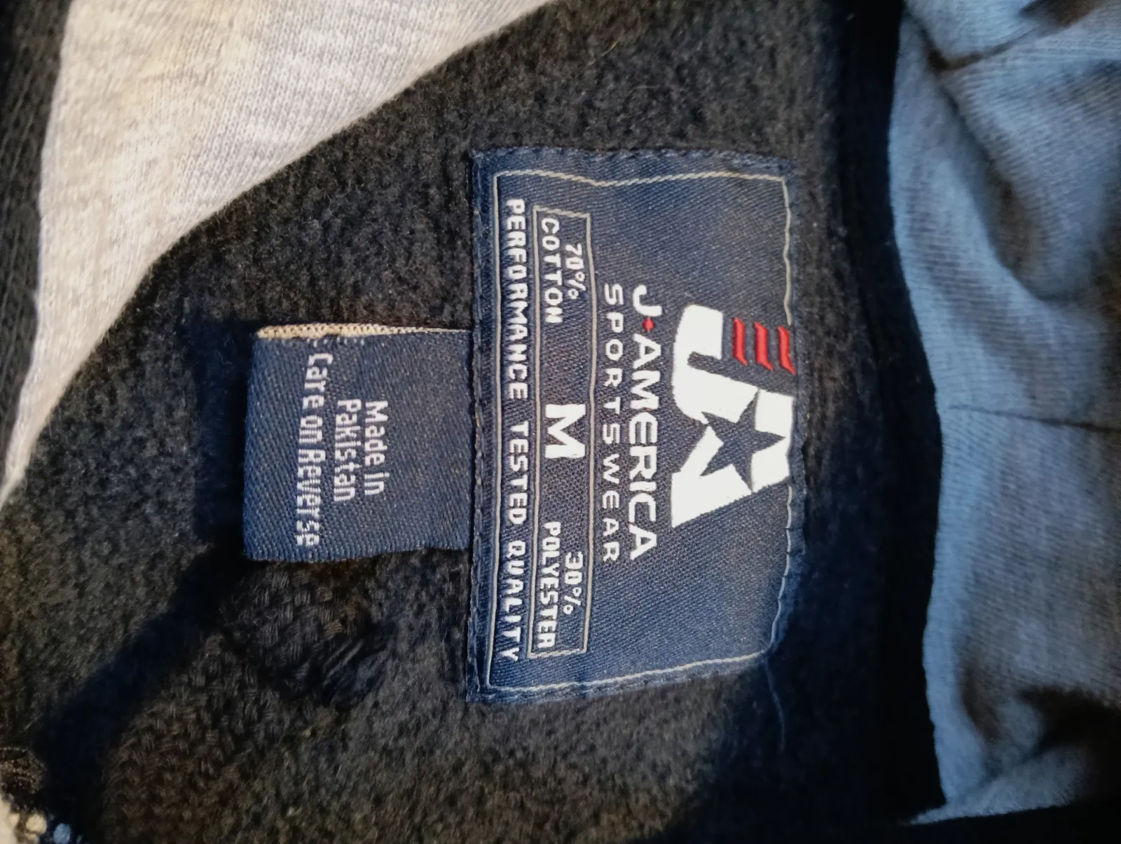 Sweat à capuche noir Wake Forest – j américain – taille M 3