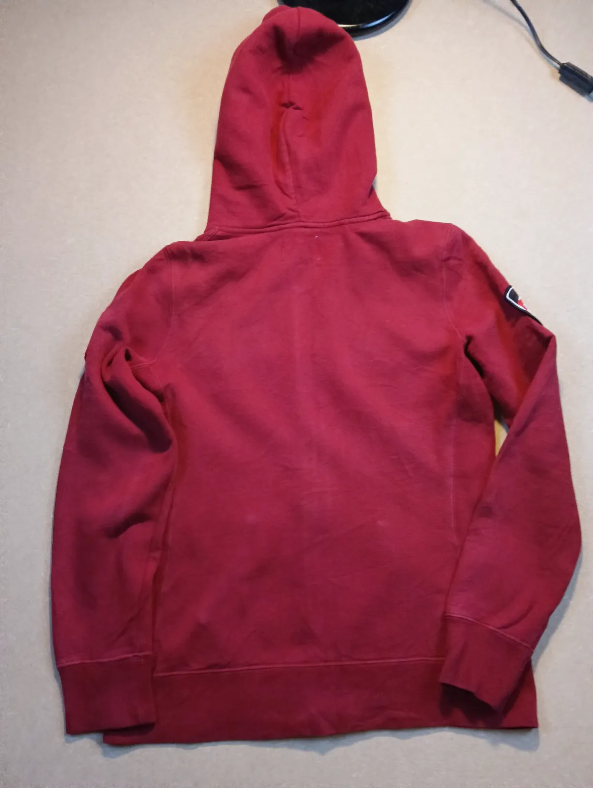 Sweat à capuche zippé rouge Canada – Hudson's Bay – taille S 2
