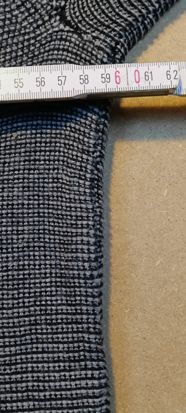 Pull en maille bicolore Chaps noir et gris – Chaps – taille L 5