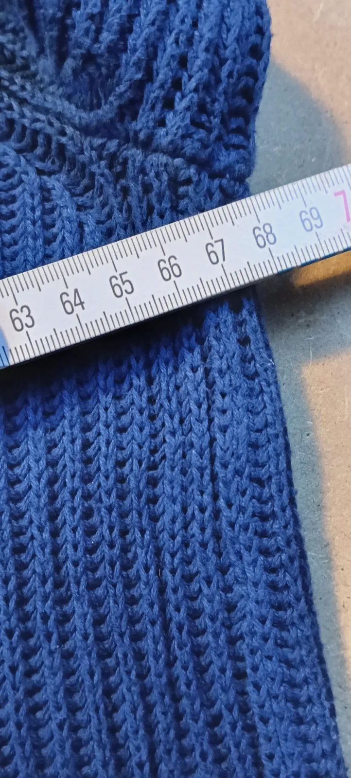 Pull col rond en maille Nautica bleu – Nautica – taille XXL 6