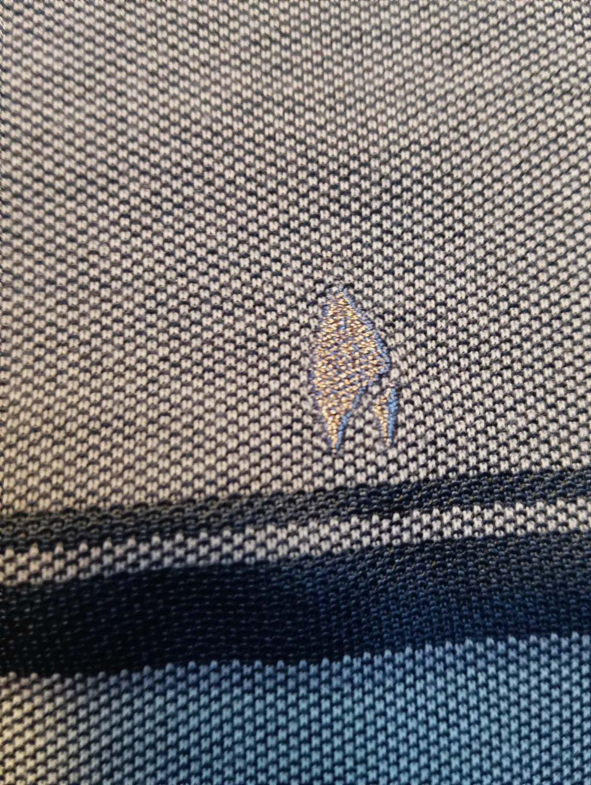 Polo manches  Ragman longues rayé gris et noir – Ragman – taille L 4