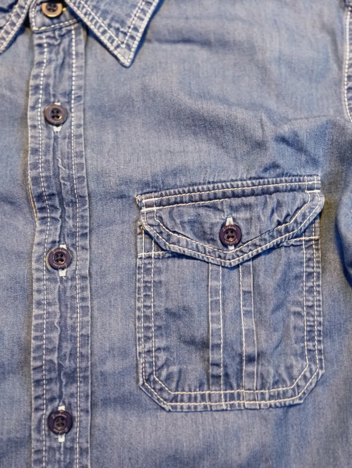 Chemise Dickies en jean à manches longues – Dickies – taille S 4