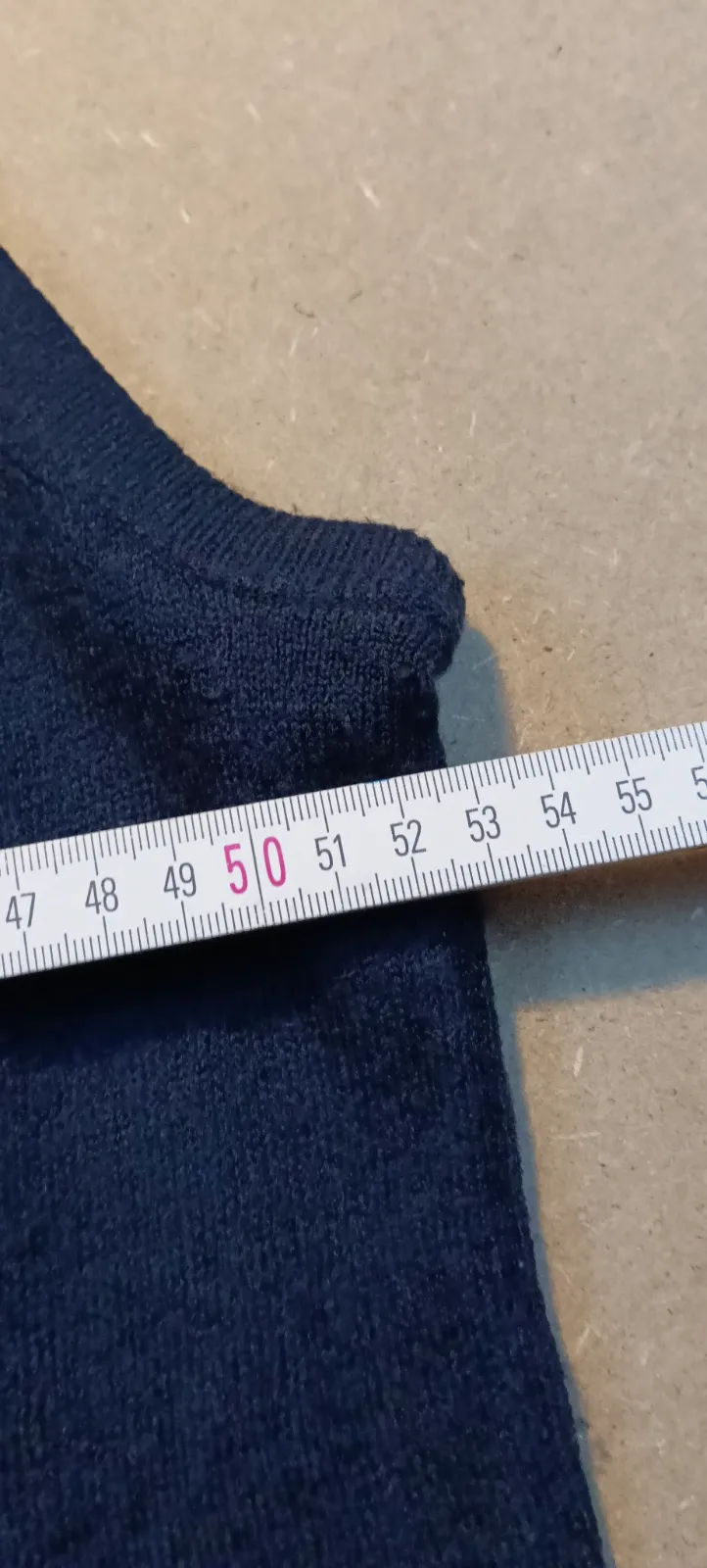 Pull Dockers sans manches torsadé bleu marine – Dockers – taille L 5