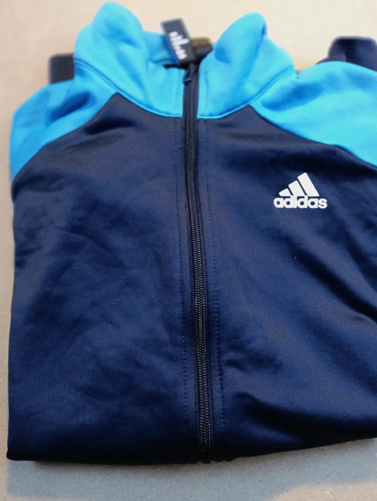 Veste de survêtement Adidas bleu marine