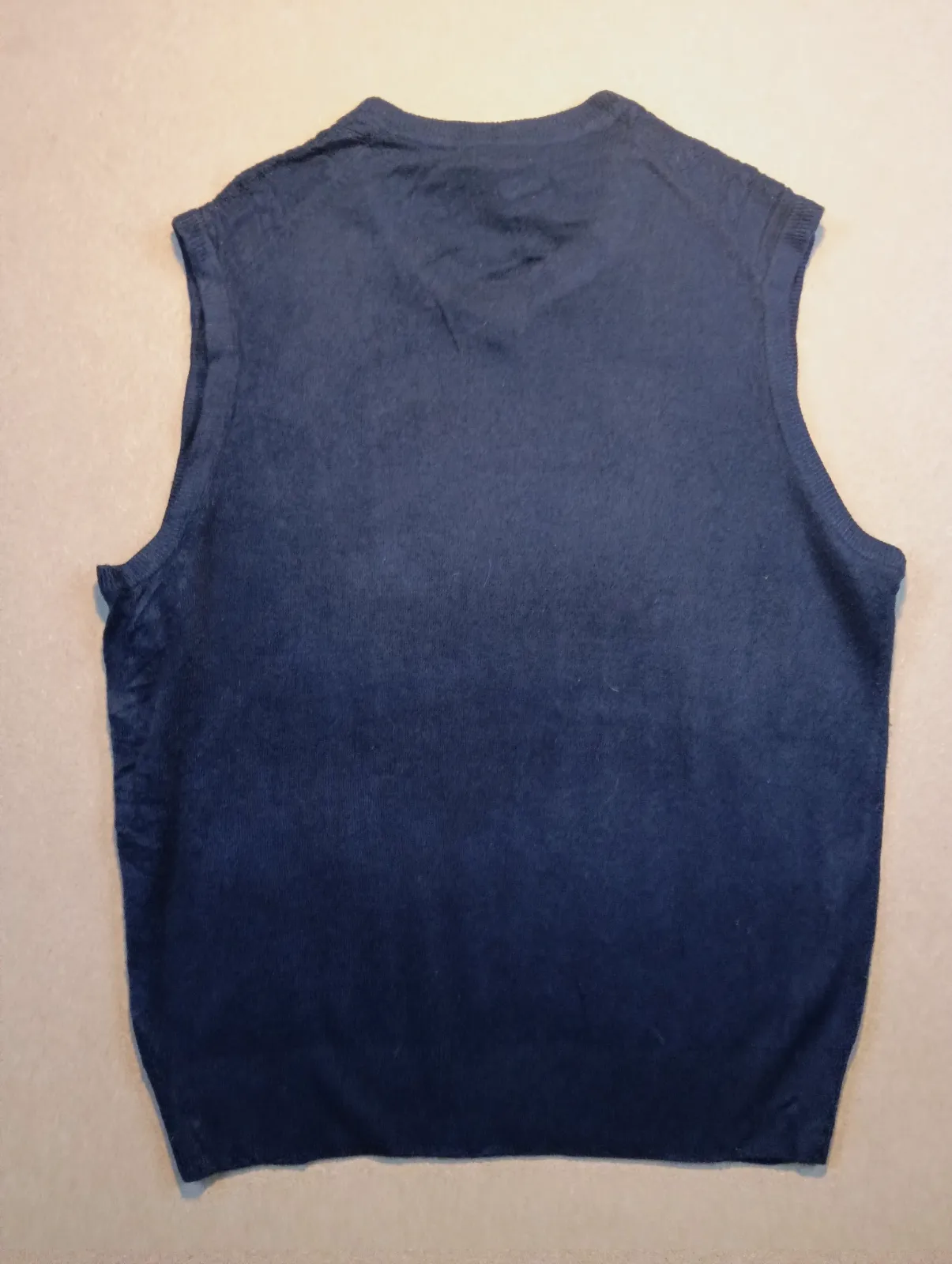Pull Dockers sans manches torsadé bleu marine – Dockers – taille L 2