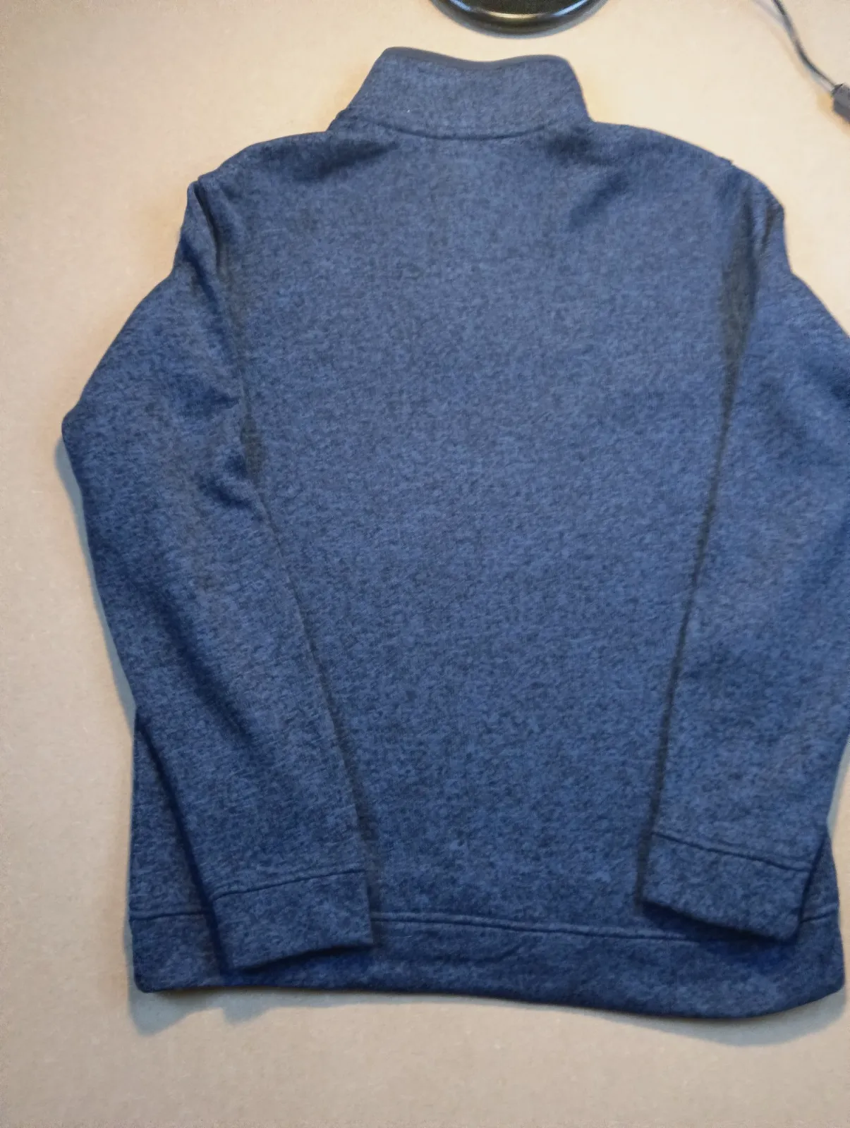 Pull Eddie Bauer bleu marine à col boutonné – Eddie Bauer – taille L 2