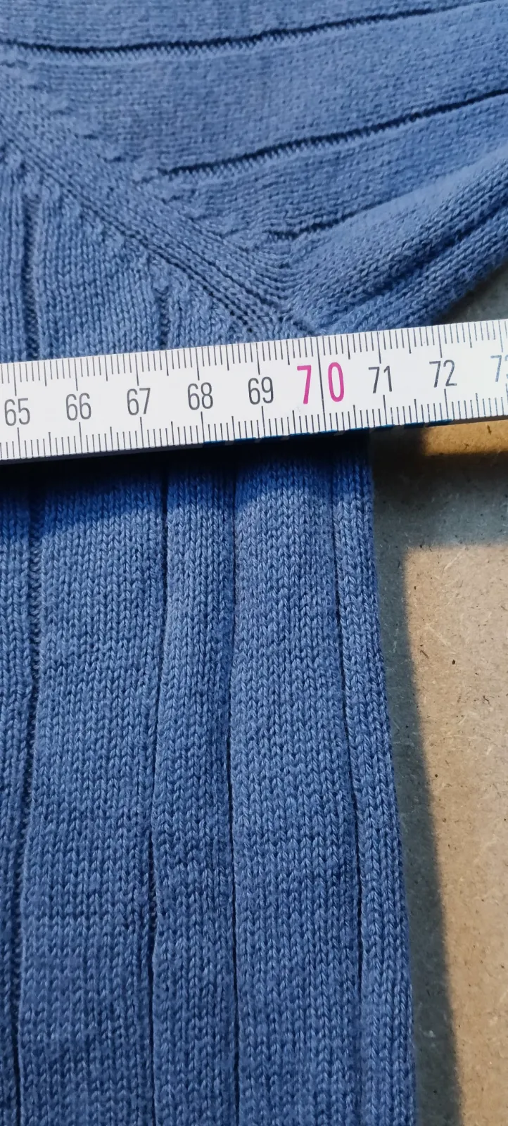 Pull en maille torsadée Izod bleu – Izod – taille XXL 7