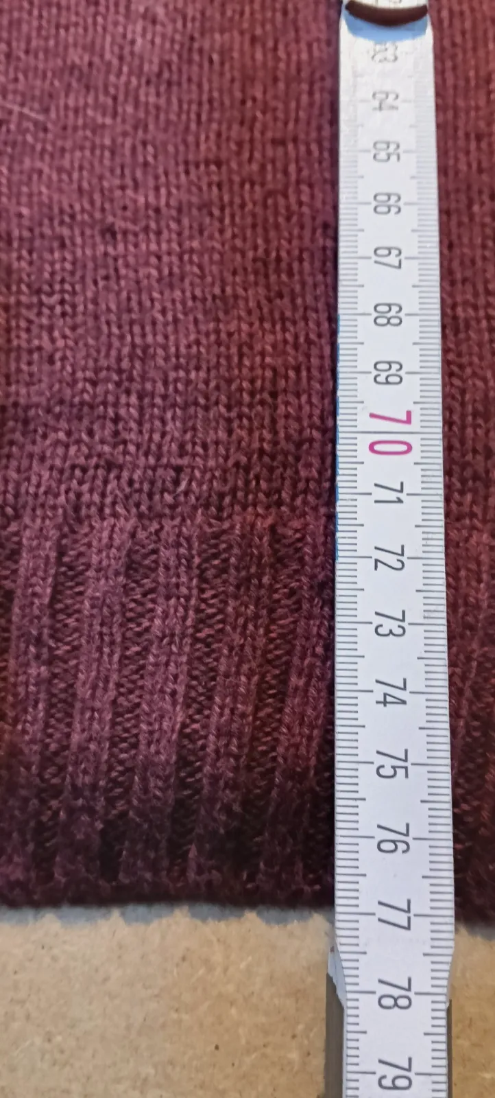 Pull col montant zippé bordeaux – Chaps – taille XXL 8