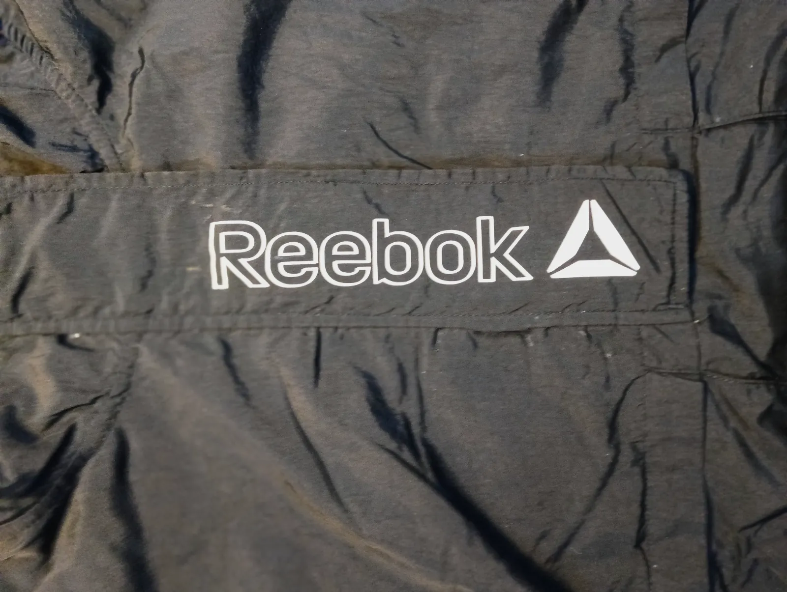 Veste coupe-vent à capuche Reebok noire – Reebok – taille L 4