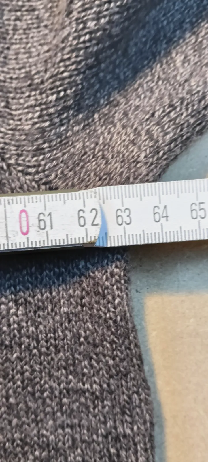 Pull col camionneur zippé en maille gris chiné – Dockers – taille XL 6