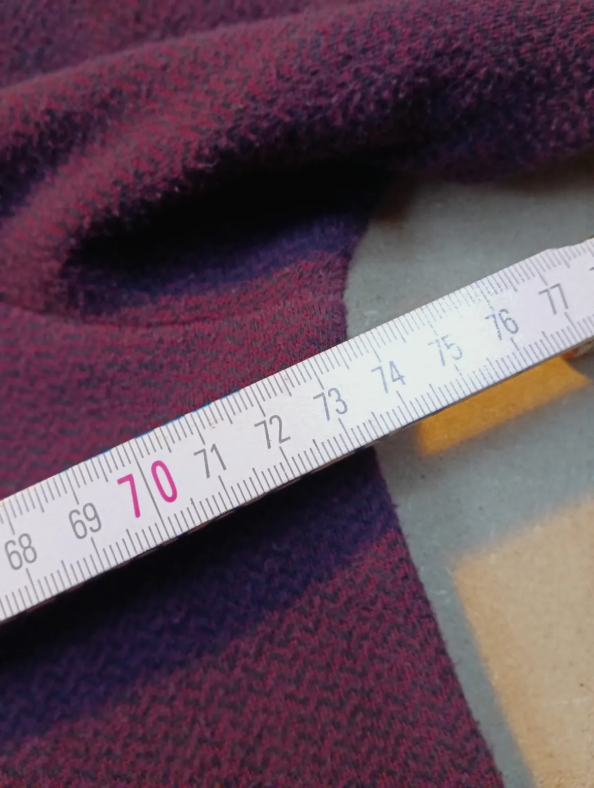 Pull bordeaux col camionneur à fermeture éclair – Chaps – taille 3XL 7
