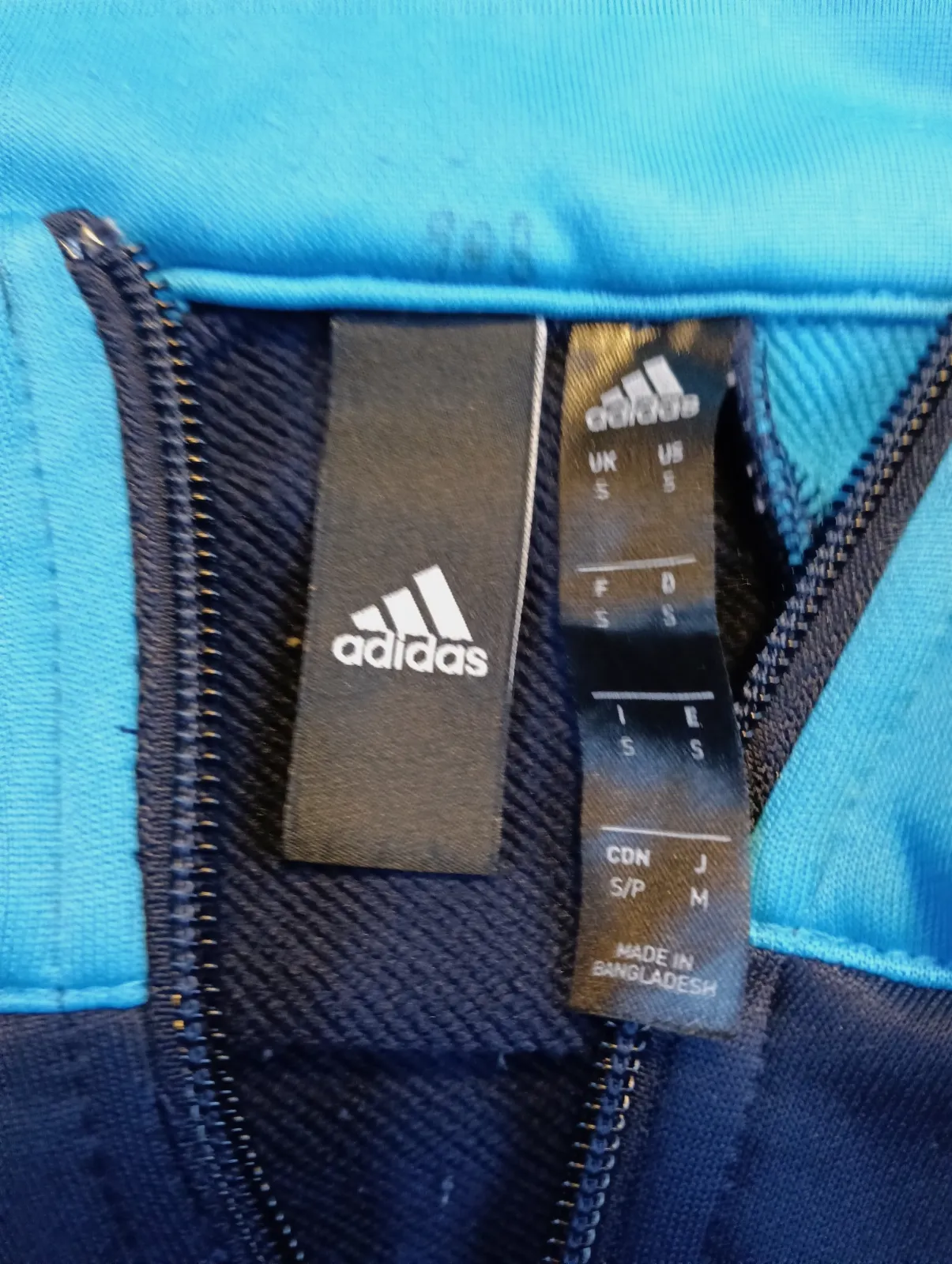 Veste de survêtement Adidas bleu marine – Adidas – taille S 5