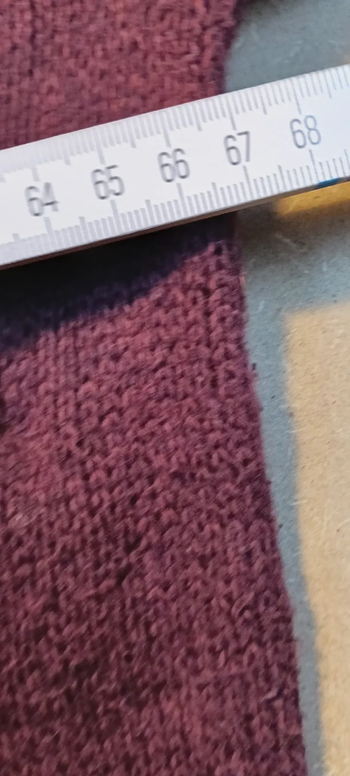 Pull col montant zippé bordeaux – Chaps – taille XXL 7