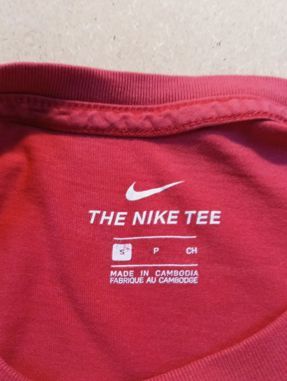 T-shirt rouge Nike Just Do It – Nike – taille L 4