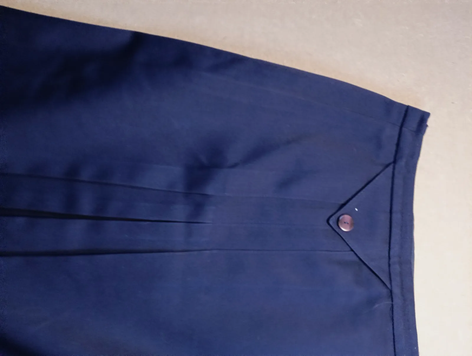 Jupe droite bleu marine – Weill – taille L 3