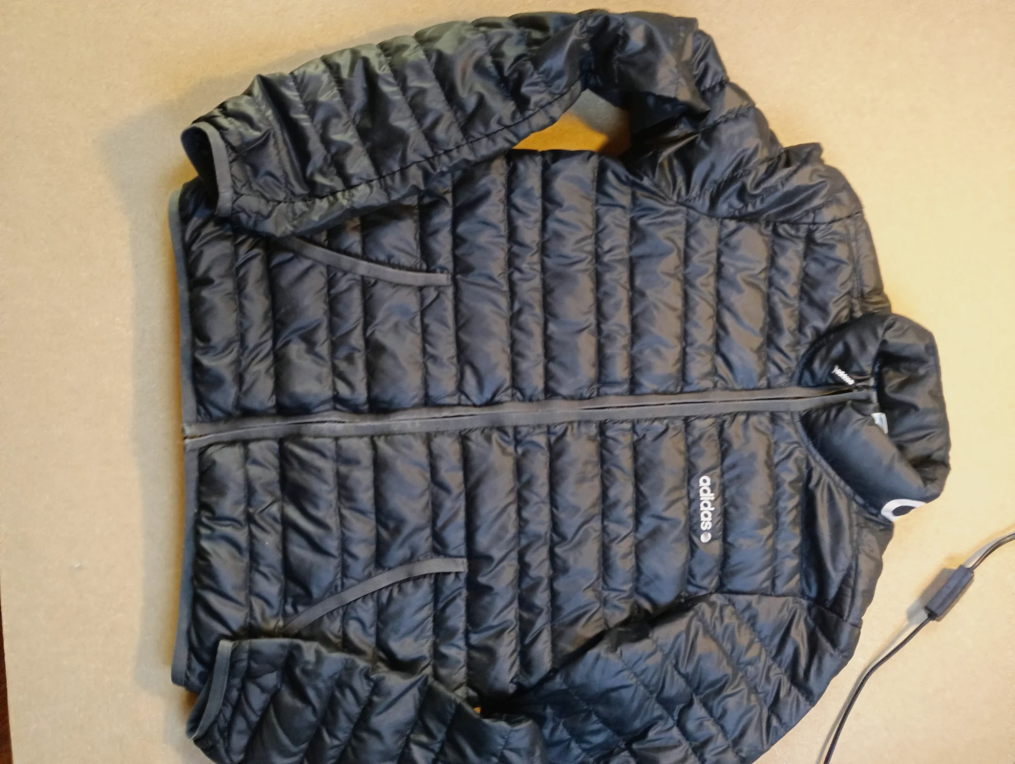 Doudoune matelassée Adidas noire