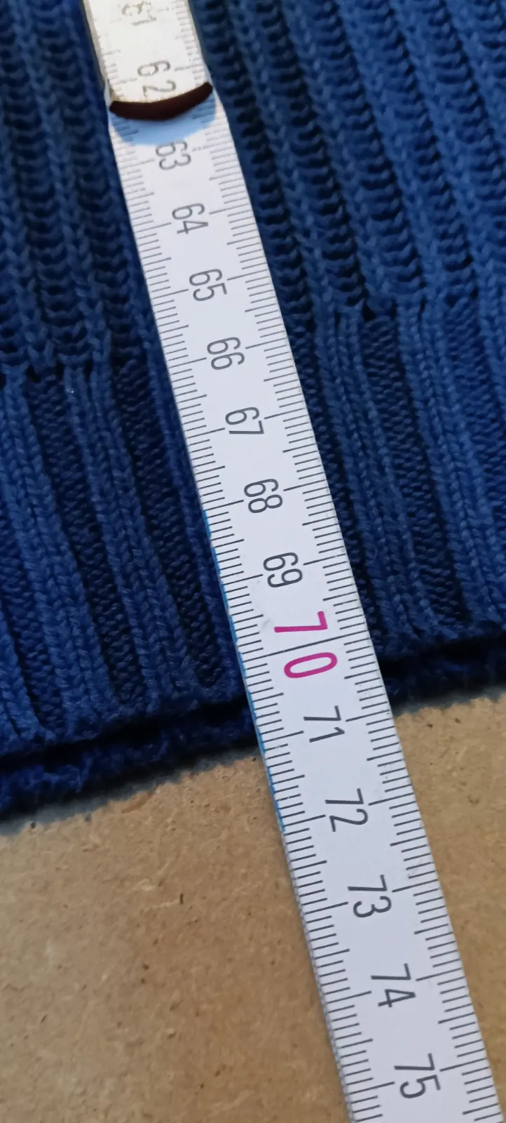 Pull col rond en maille Nautica bleu – Nautica – taille XXL 7