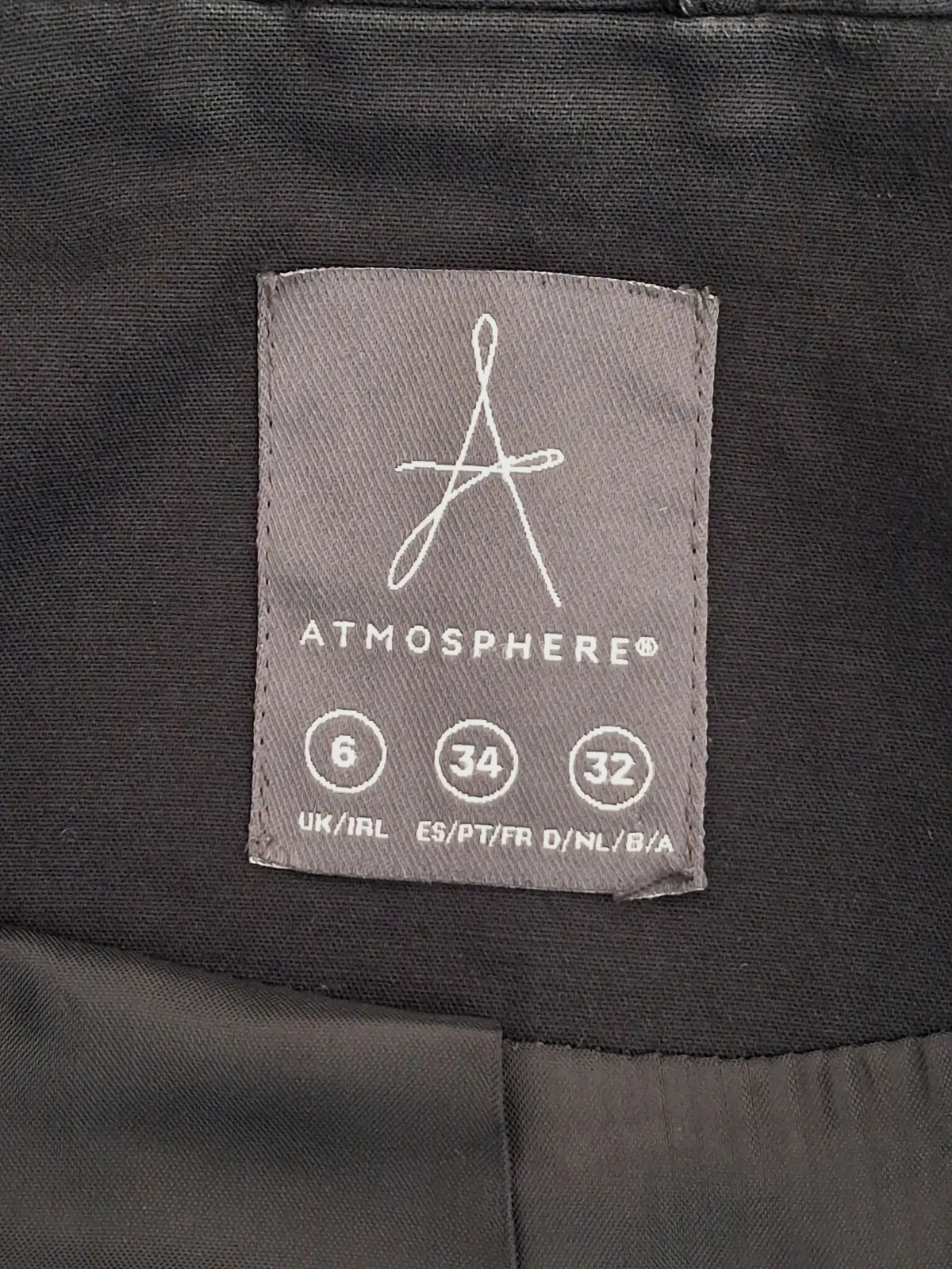 Veste de blazer cintré noir pour femme – Atmosphère – taille XS 6